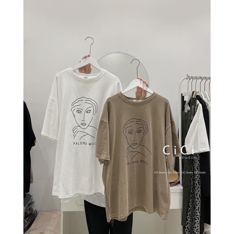 [Mã WASTUP giảm 10% tối đa 30K đơn 99K] Áo thun hình người nét vẽ - 3158 | BigBuy360 - bigbuy360.vn