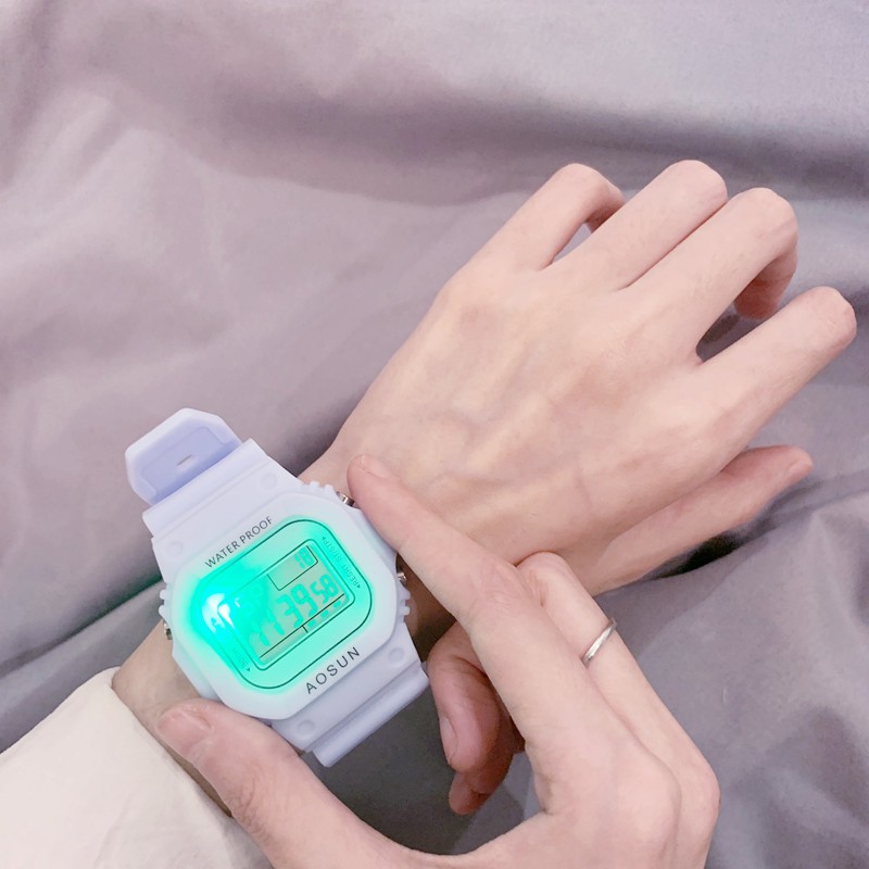 (Giá sỉ) Đồng hồ điện tử nam nữ hình hoa cúc C121 mẫu mới Hot 2020 dây cao su cực bền nhiều màu lựa chọn | BigBuy360 - bigbuy360.vn