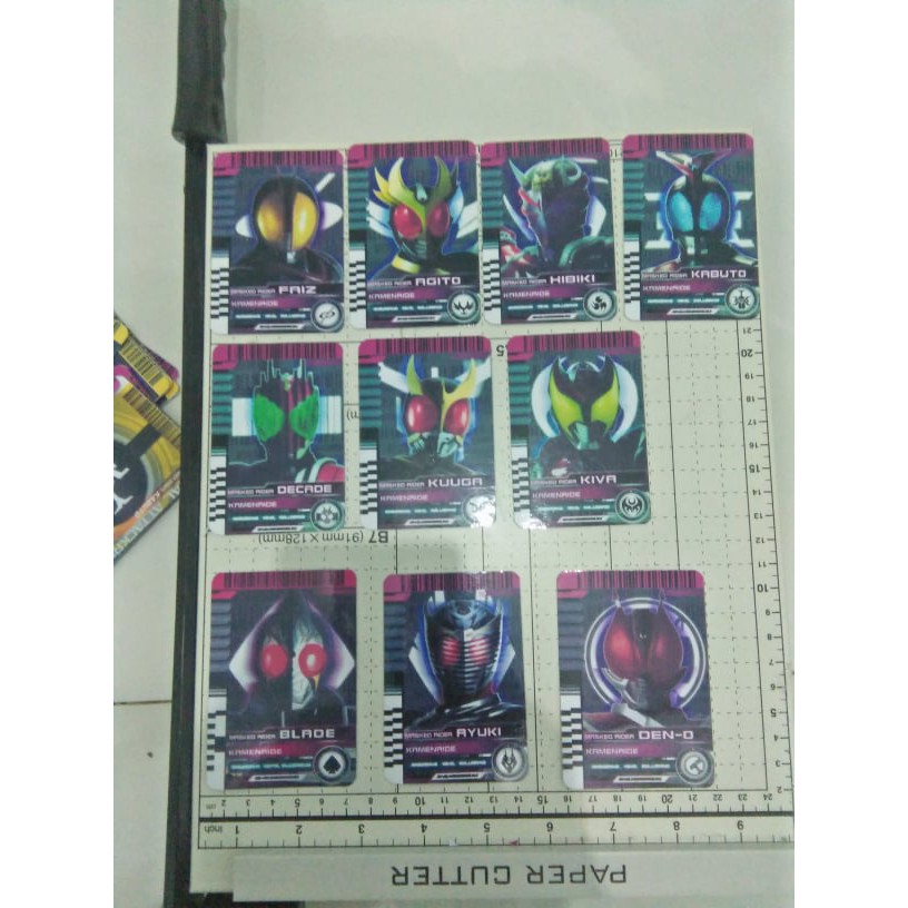 Thẻ Kamen Rider FAIZ, AGITO,HIBIKI,KABUTO,DECADE,KUUGA,KIVA,BLADE,RYUKI,DEN-O - Thẻ bài kamen rider Kamishop