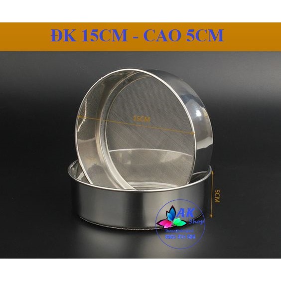 DỤNG CỤ RÂY BỘT ĐK 15CM