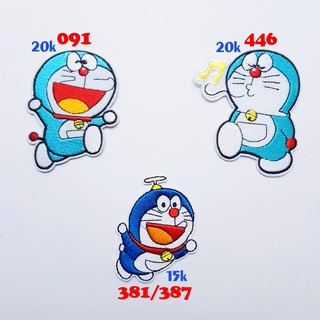 Sticker vải, patch ủi hình doreamon siêu xinh dán quần áo