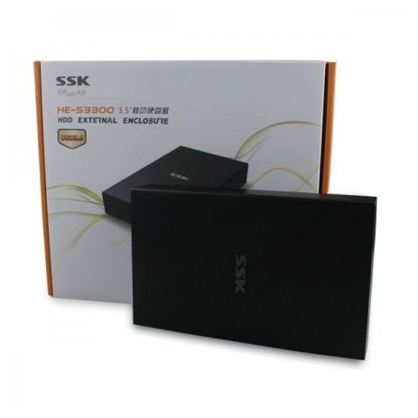 HDD BOX SSK 3.5 SATA HE S3300 (3.0), HỘP ĐỰNG Ổ CỨNG MÁY BÀN 3.5' SSK S3300 ( USB 3.0)