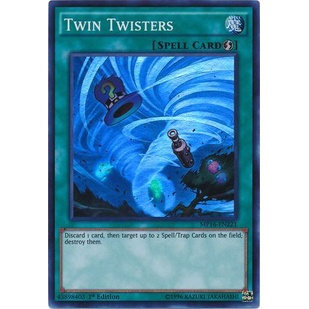 Yugioh - Thẻ bài Twin Twisters - foil nhiều mã MP16, LEHD, BOSH