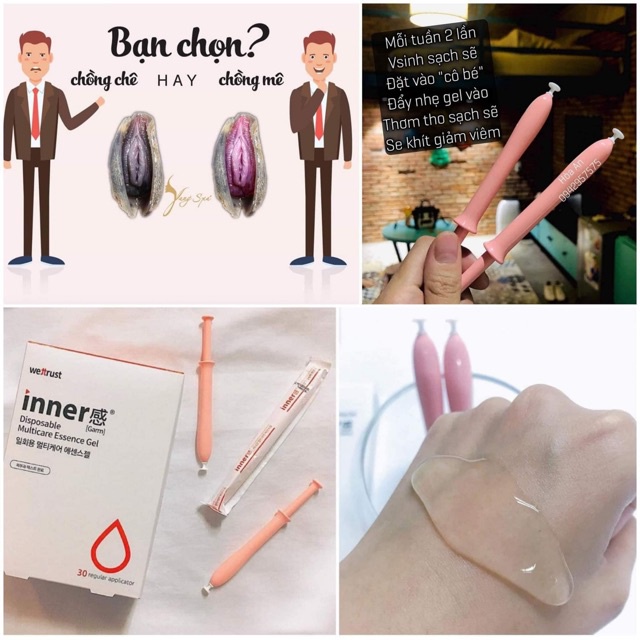 Inner Gel Đũa Thần Inner Hàn Quốc Dung Dịch Vệ Sinh Phụ Nữ Kít Hồng Thơm Vùng Kín, Ngừa Hôi Cân Bằng PH - Balan Shop