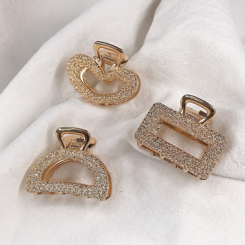 Kẹp Tóc Càng Cua Hàn Quốc Đính Đá Lấp Lánh Phụ Kiện Thời Trang Cho Nữ AB128