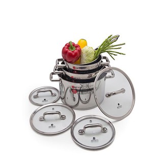 Bộ nồi inox 5 đáy Elmich 3670
