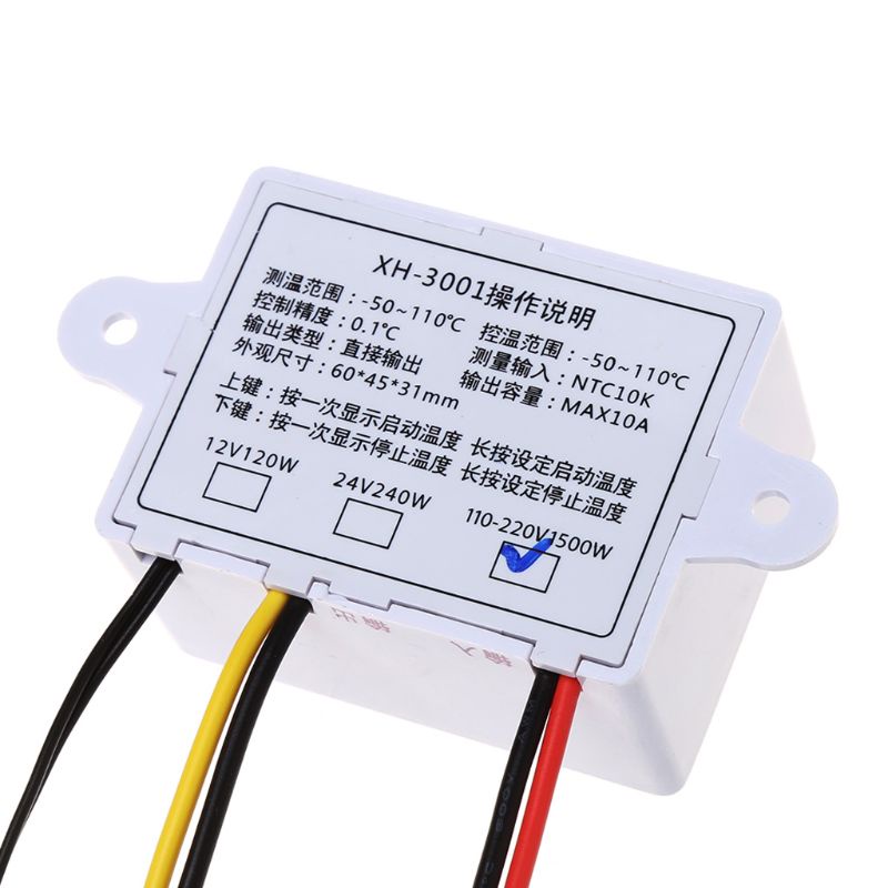 Bộ Điều Khiển Nhiệt Độ Kỹ Thuật Số LED 220V 10A Mới