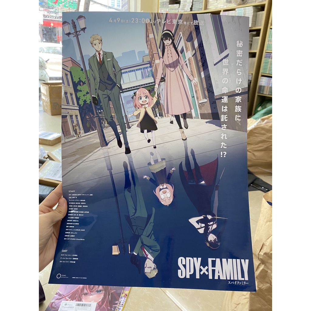 Poster tranh treo tường anime SPY x FAMILY - Poster in hình animesky