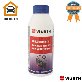 Chất Súc Rửa Hệ Thống Giải Nhiệt 250ml Wurth 5861510250 làm sạch cặn bẩn bên trong hệ thống làm mát .
