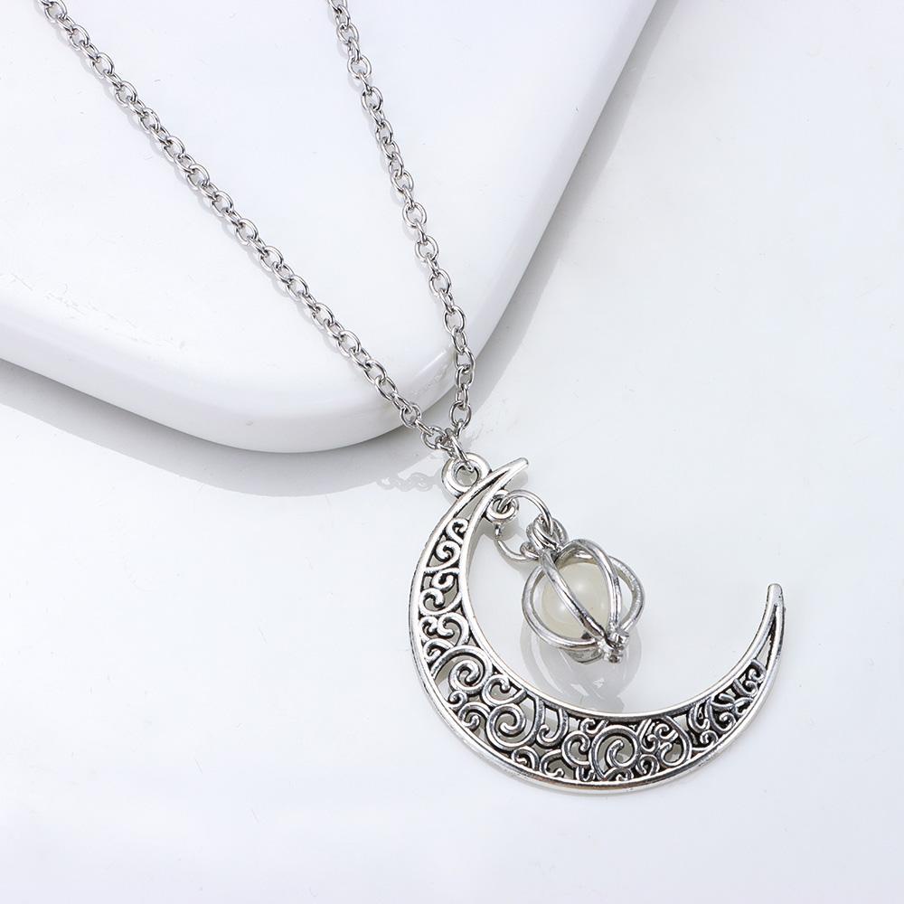 CACTU Vòng cổ Mạ Bạc Phát Quang Mẫu Mới