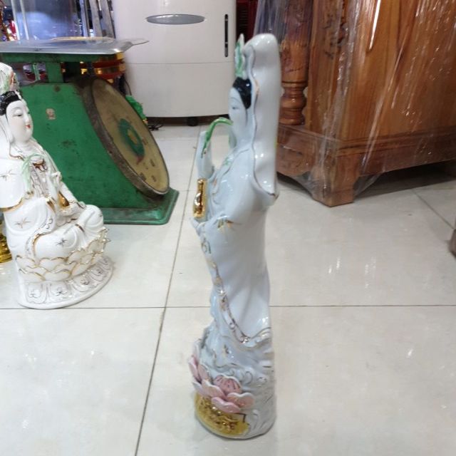 Tượng phật bà quan thế âm cao 39cm