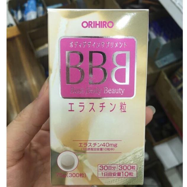 BBB (BEST BEAUTY BODY - ORIHIRO BB) - VIÊN UỐNG NỞ NGỰC SĂN CHẮC CHO PHÁI ĐẸP Nhật bản date 2021
