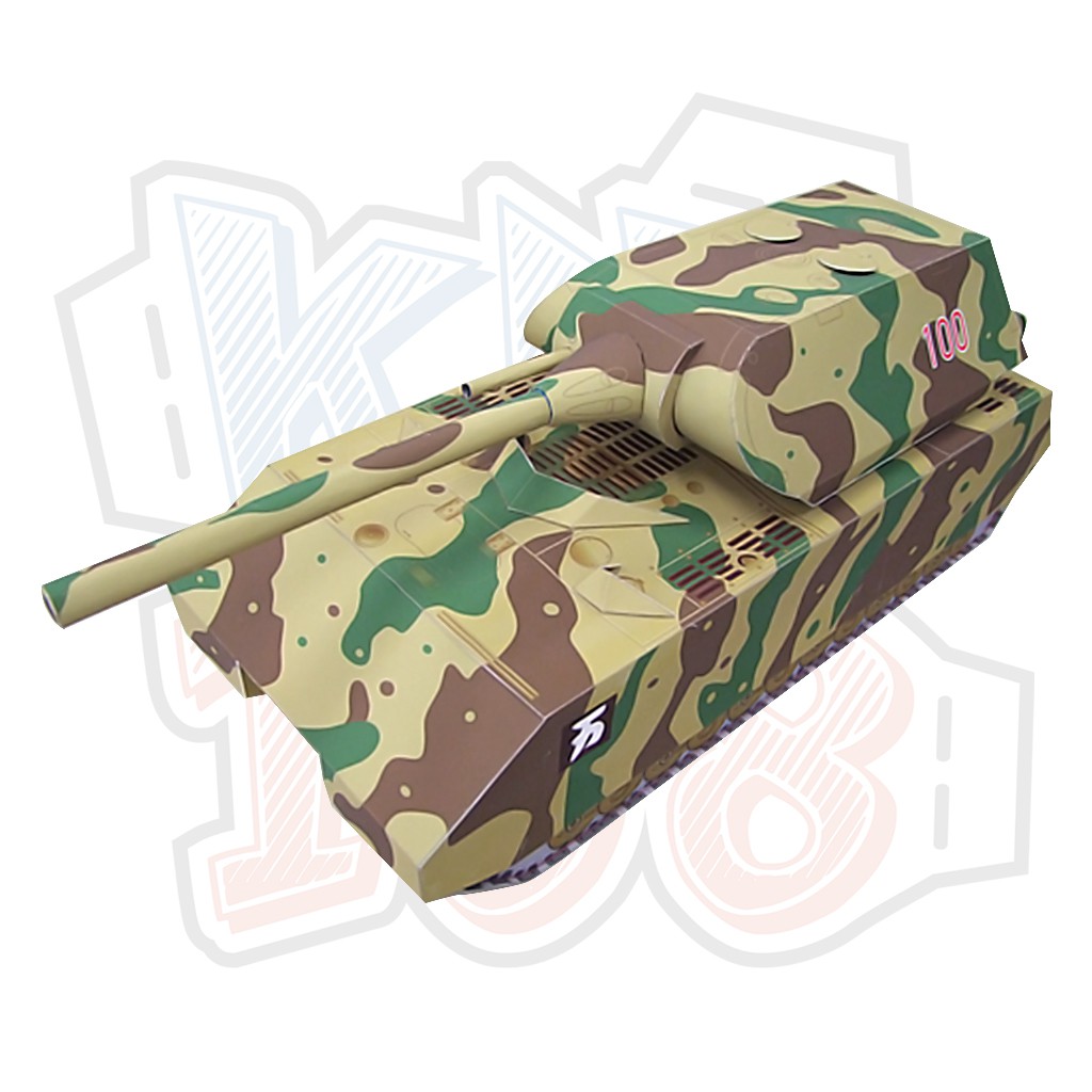 Mô hình giấy Xe tăng quân sự Super Heavy Tank