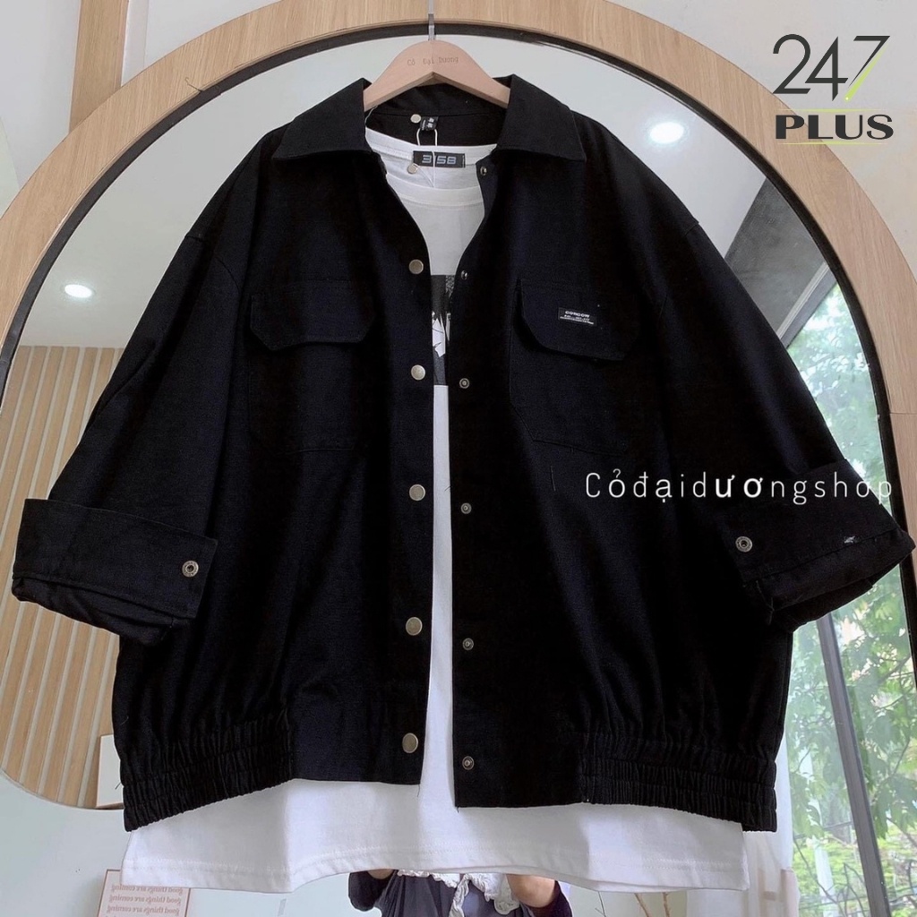 Áo Khoác Bomber Chất Kaki Dễ Phối Đồ