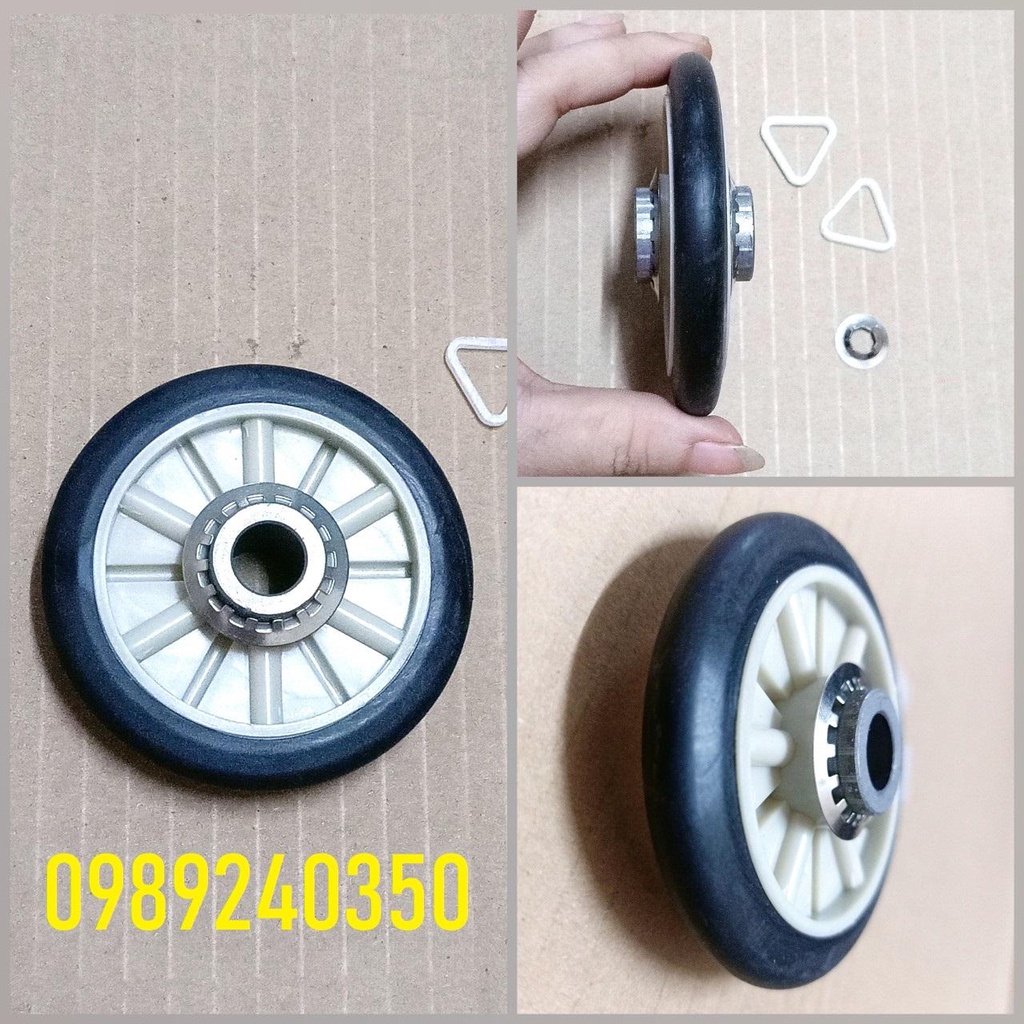 Bánh tỳ đỡ lồng máy sấy Whirlpool