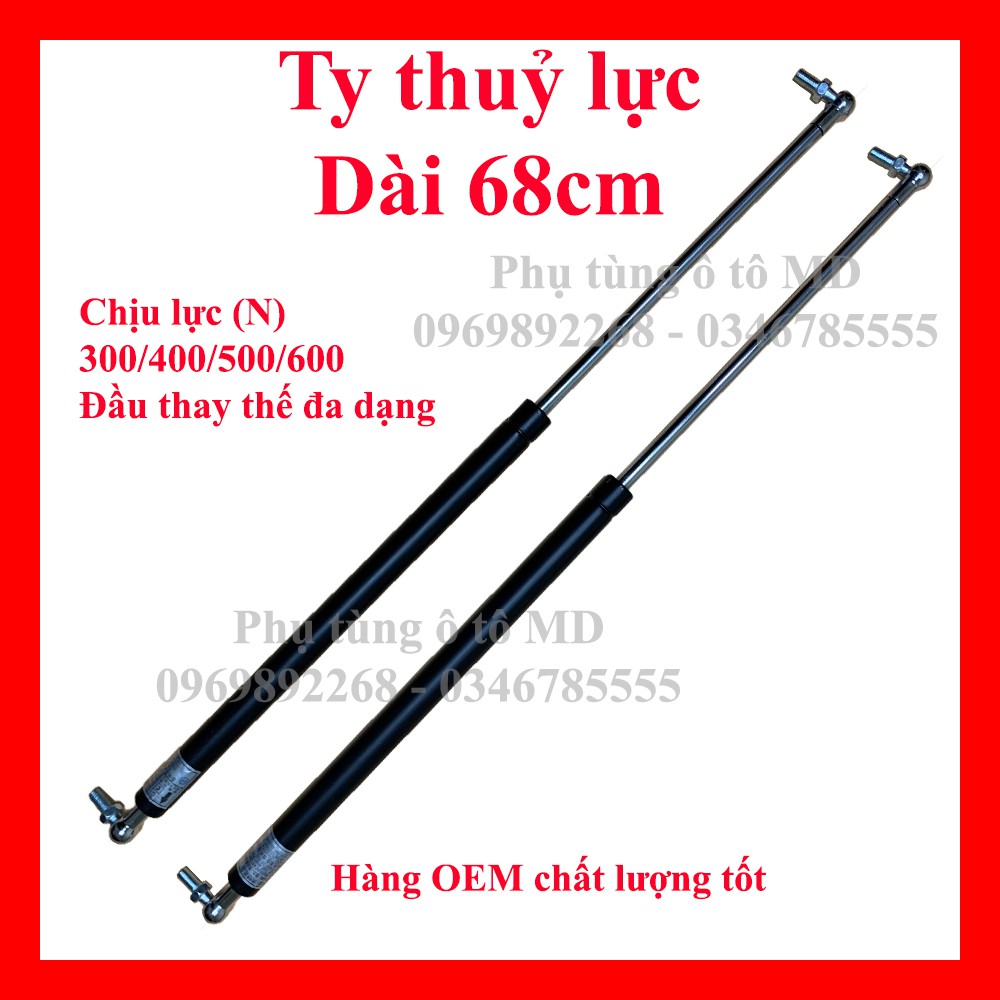 [Dài 68cm]Ty Thủy Lực Chống Cốp , Nắp Capo , Chống Cánh Cửa và dùng cho các loại máy công trình. Hàng chất lượng tốt.