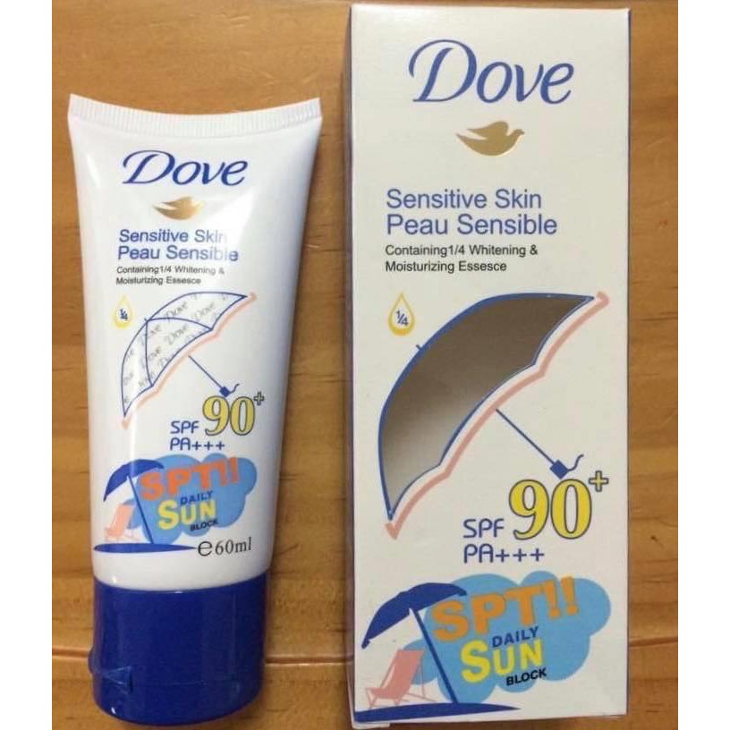 Kem chống nắng Dove SPF 90 làm trắng da dành cho da nhạy cảm - HX1733