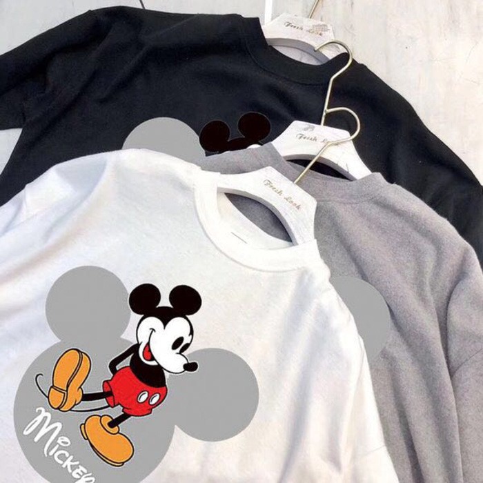 Áo thun tay lỡ KOMBOH phông Unisex nam nữ oversize form rộng đẹp ulzzang MICKEY A130 | BigBuy360 - bigbuy360.vn