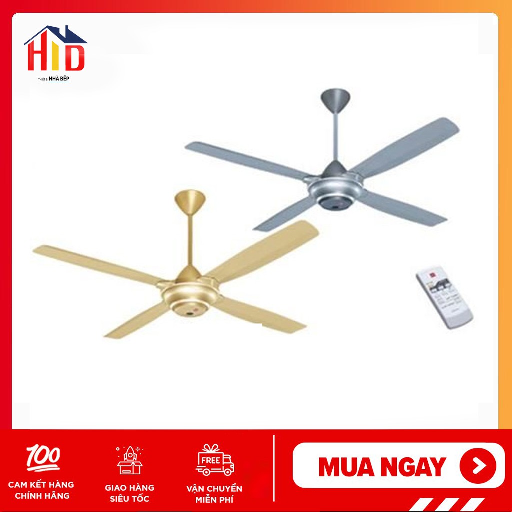 Quạt trần cao cấp KDK M56PR ( Vàng, Bạch Kim)