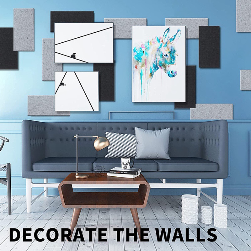 Set 9 Đệm Xốp Cách Âm Chống Ồn Hình Chữ Nhật Trang Trí Cho Studio