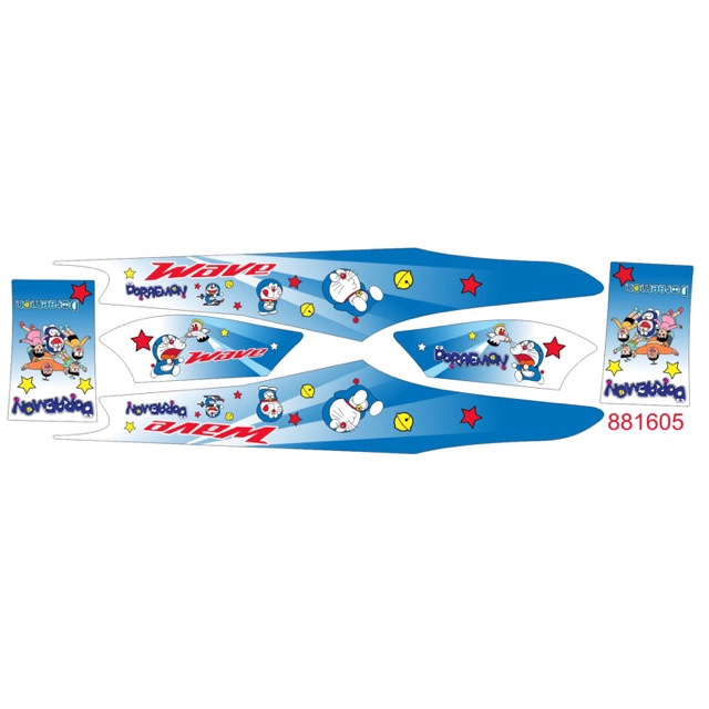 Tem wave 100 Doraemon đủ màu