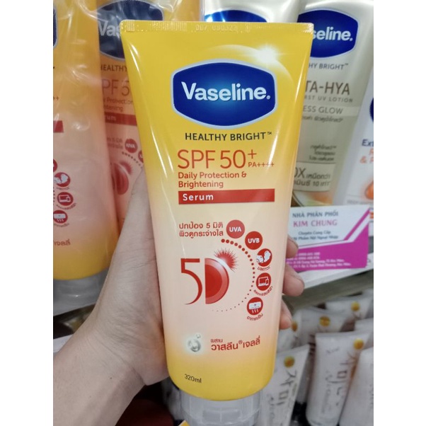 [Mẫu mới] Sữa Dưỡng Thể serum Vaseline 50X Thái Lan 320ml