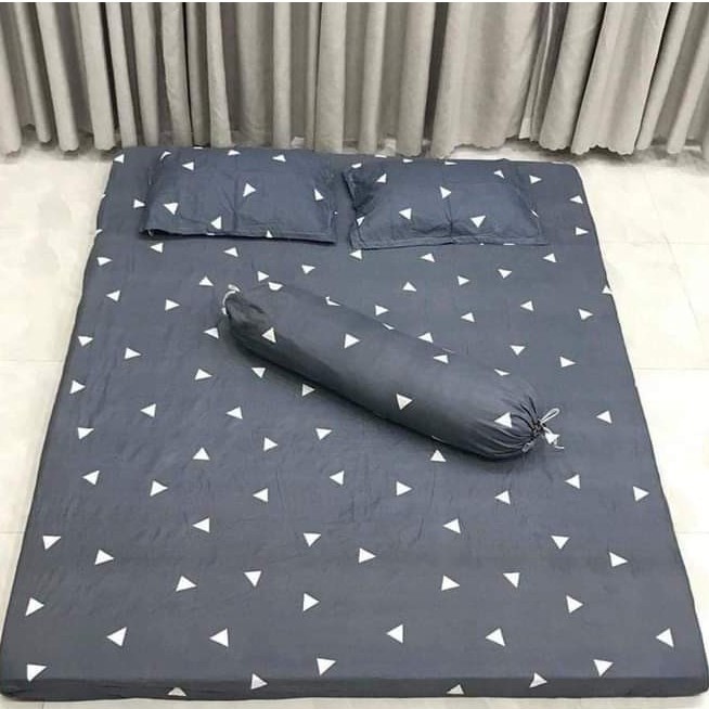 Bộ Ga Gối poly combo 3 món bao gồm 1 ga và 2 chiếc vỏ gối đẹp mê ly được chọn mẫu thoải mái ga gối cao cấp
