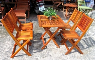 Bàn Ghế Gỗ Xếp, Ghế Cafe, Ghế Ngoài Trời, Bàn Cafe, Bàn Tiếp Khách