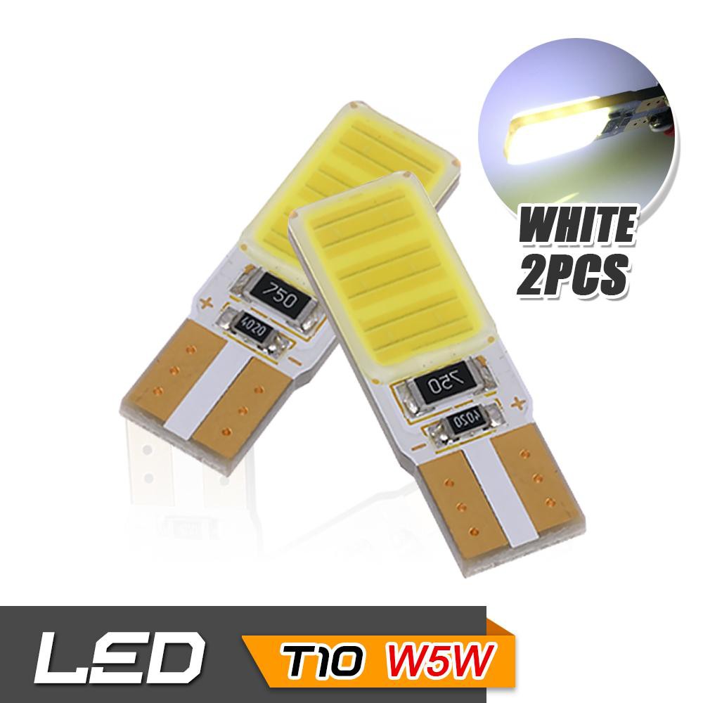 65Infinite (Dual Pack COB LED T10 W5W Trắng) T10 W5W Độ sáng cao Model 6W 380LM Đèn biển số mờ