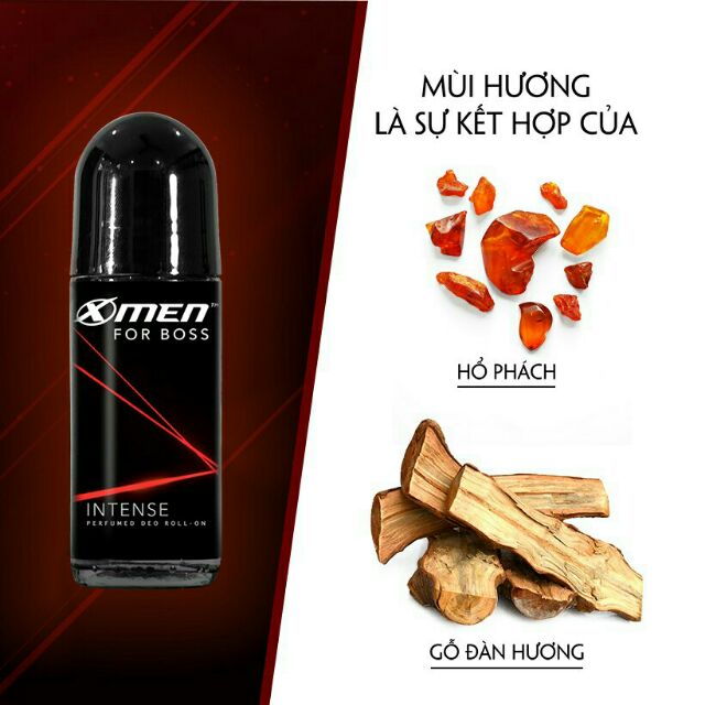 Lăn khử mùi Xmen For Boss Intense 50ml