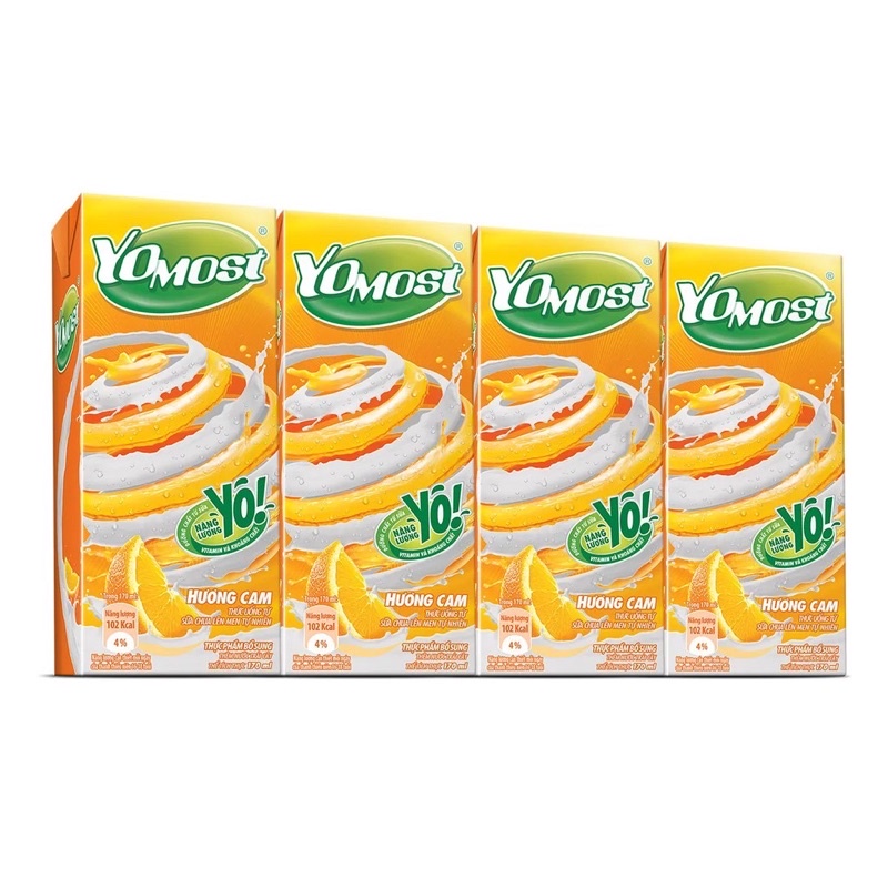 SỮA CHUA UỐNG YOMOST CAM 170ml-48h/thung