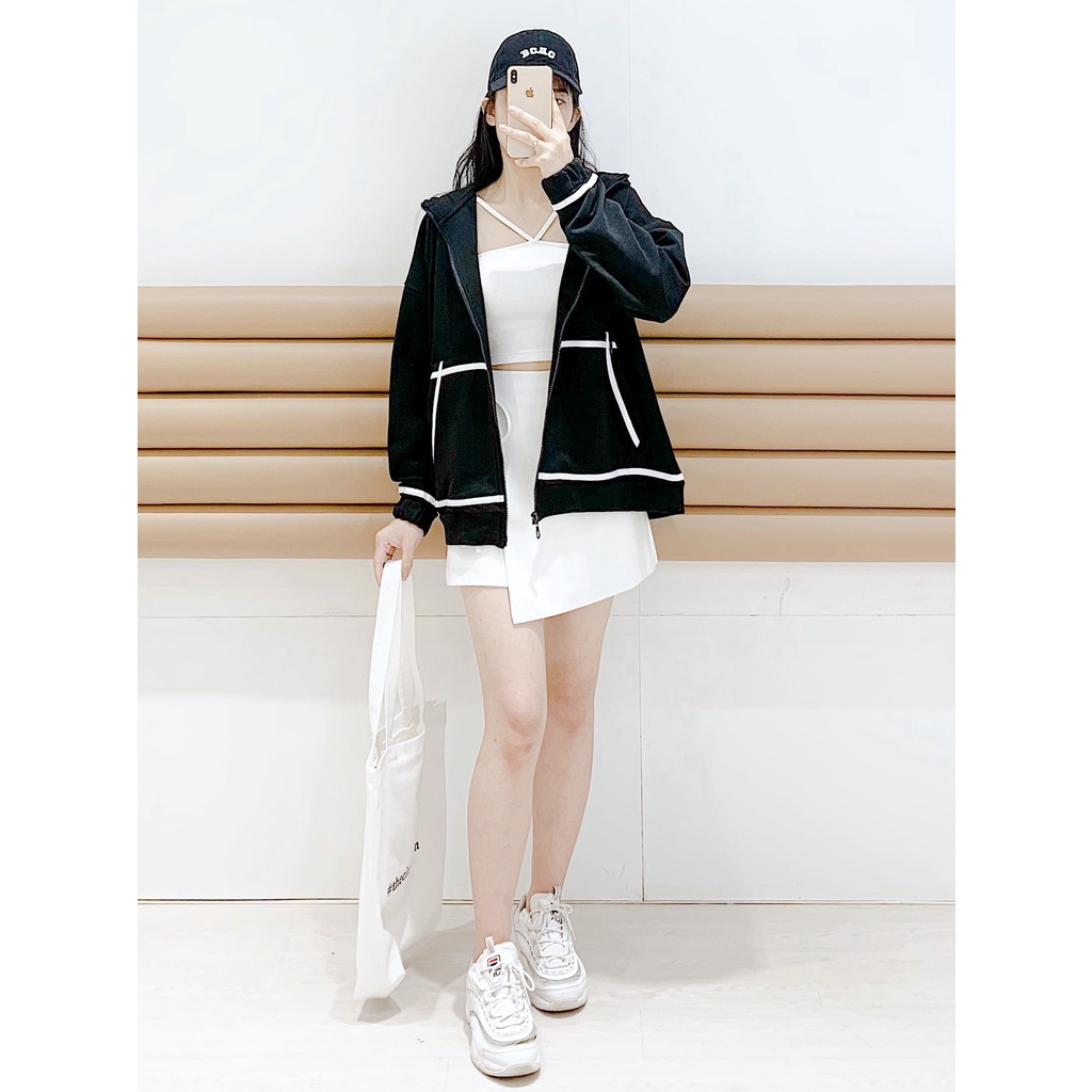 Áo khoác oversize form rộng viền THE CIU - Verity Jacket