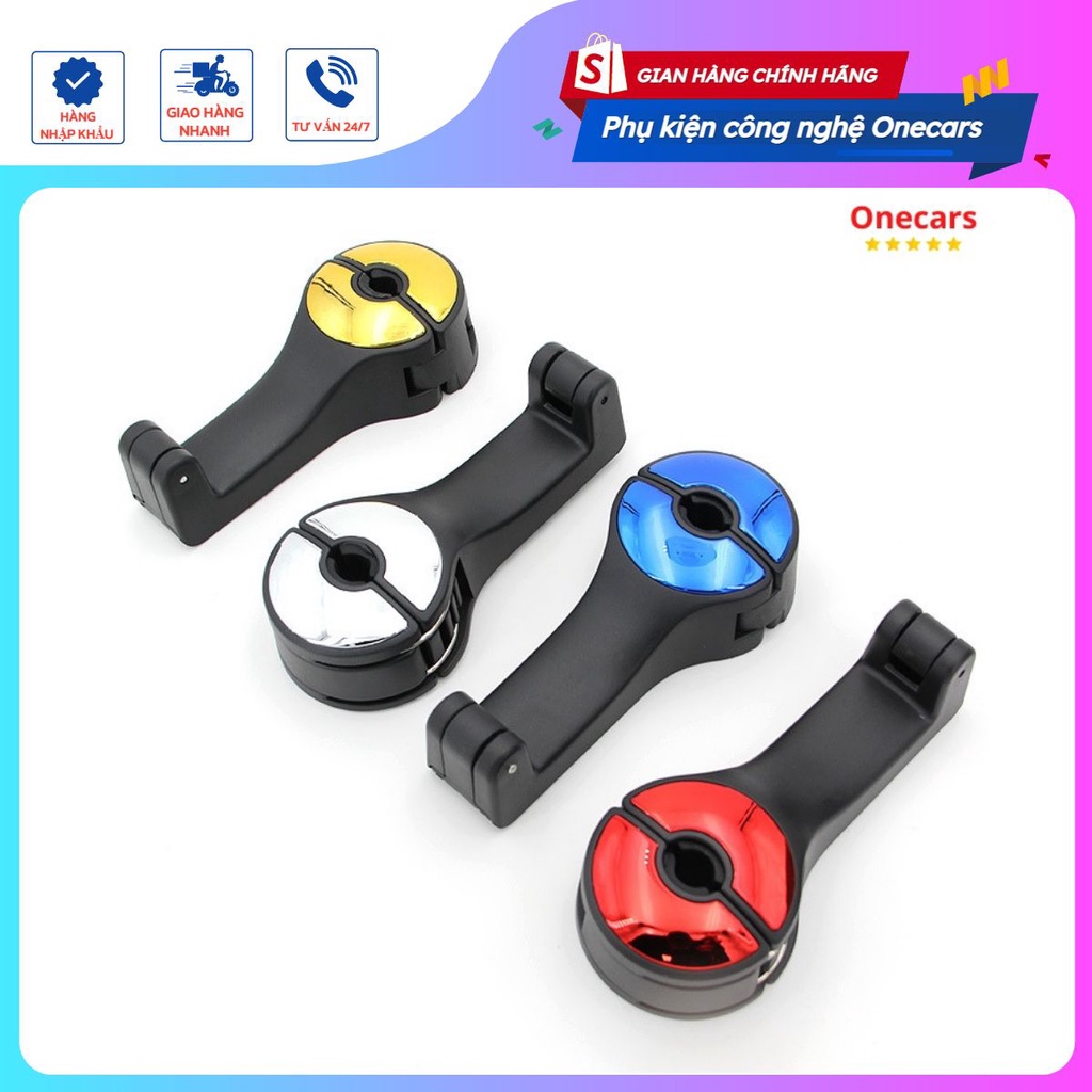 Móc Treo Đồ Gắn Sau Ghế Xe Ô Tô Tiện Dụng - Kẹp Điện Thoại Xe Hơi