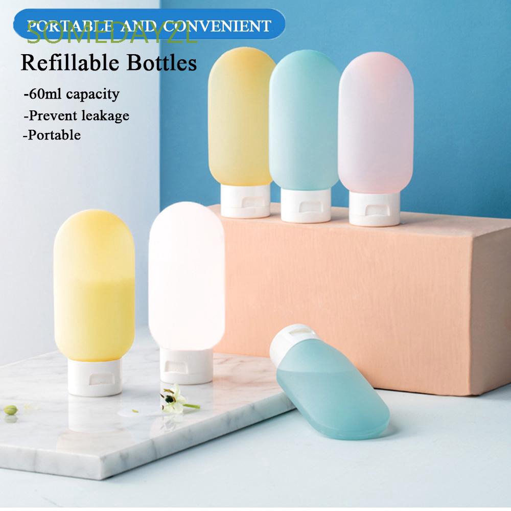 Chai rỗng silicon đựng dung dịch đa năng mang đi du lịch tiện dụng