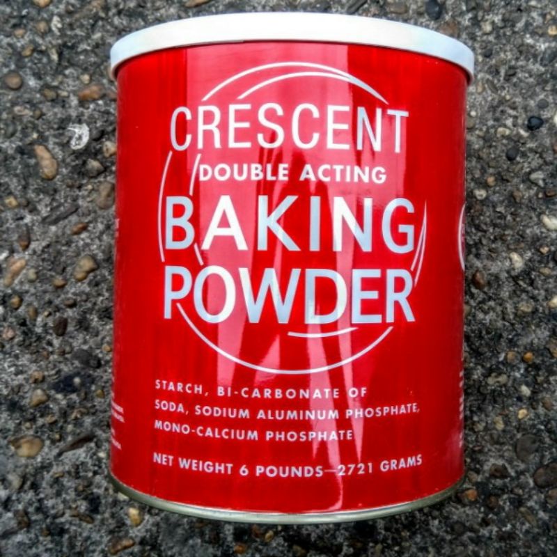 BỘT NỞ  LÀM BÁNH BAKING POWDER CRESCENT DOUBLE ACTING 2,7KG CỦA MALAYSIA