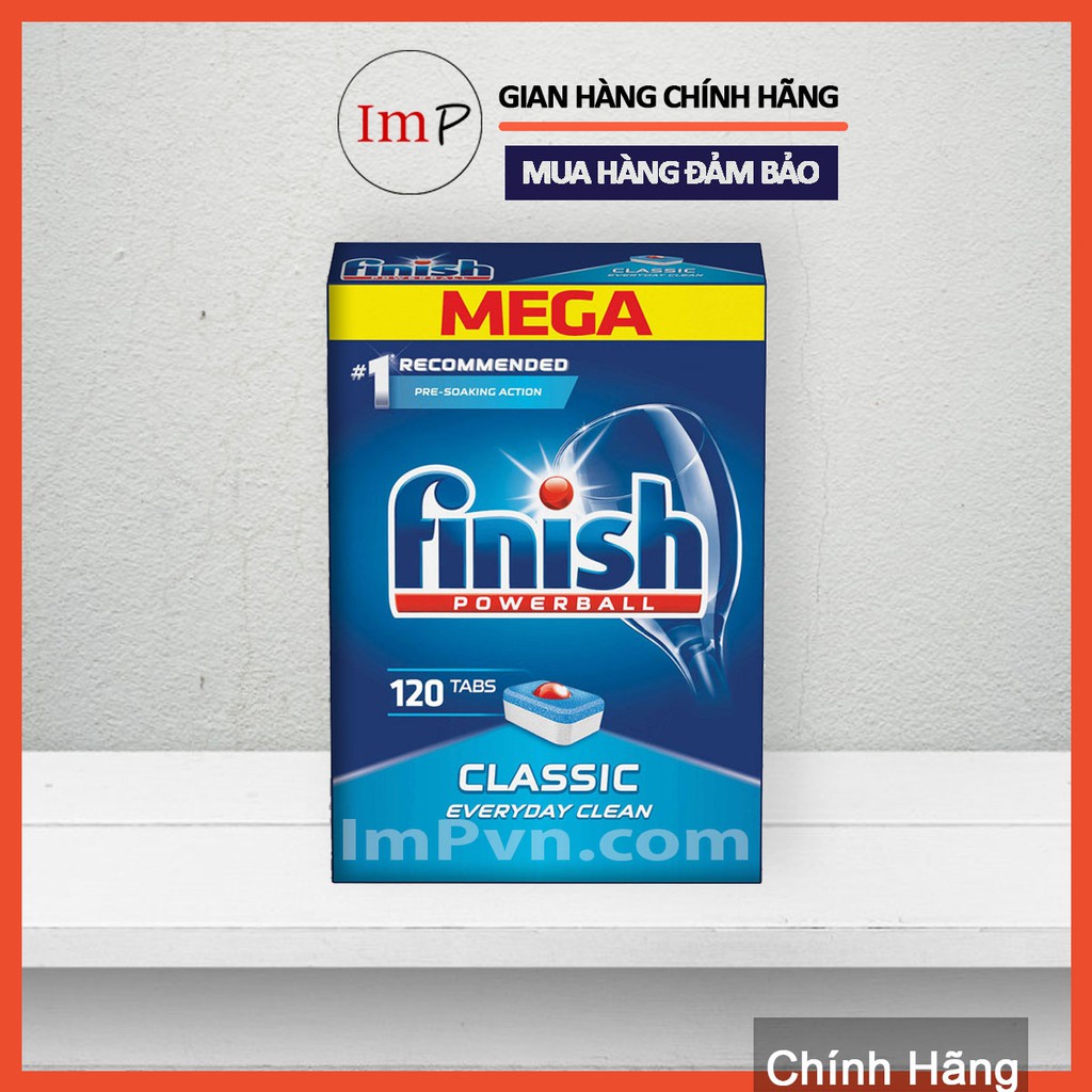 Viên rửa bát Finish Classic 110 viên (Nhập Đức)