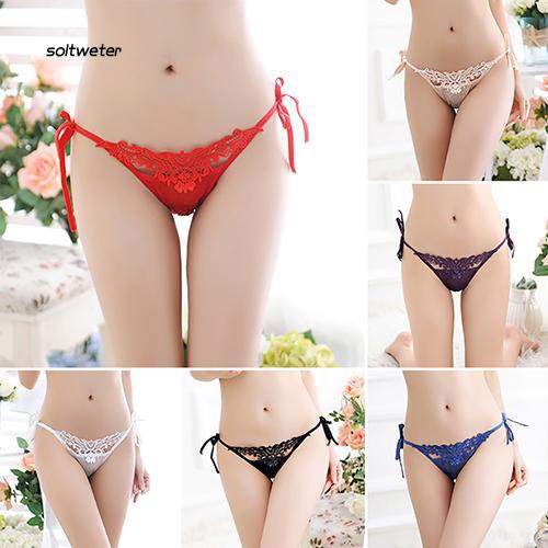 Quần lót lọt khe phối ren quyến rũ dành cho nữ