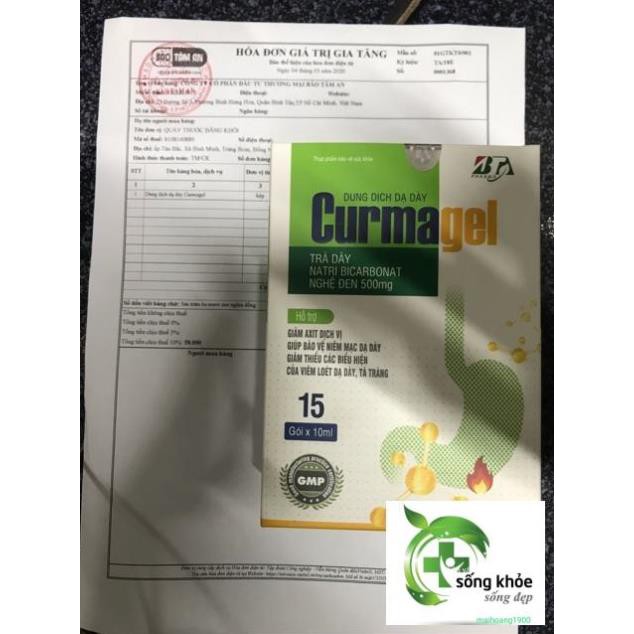 Dung Dịch Dạ Dày Curmagel- giảm nóng rát, khó tiêu đau thượng vị, ợ chua do viêm loét dạ dày, tá tràng