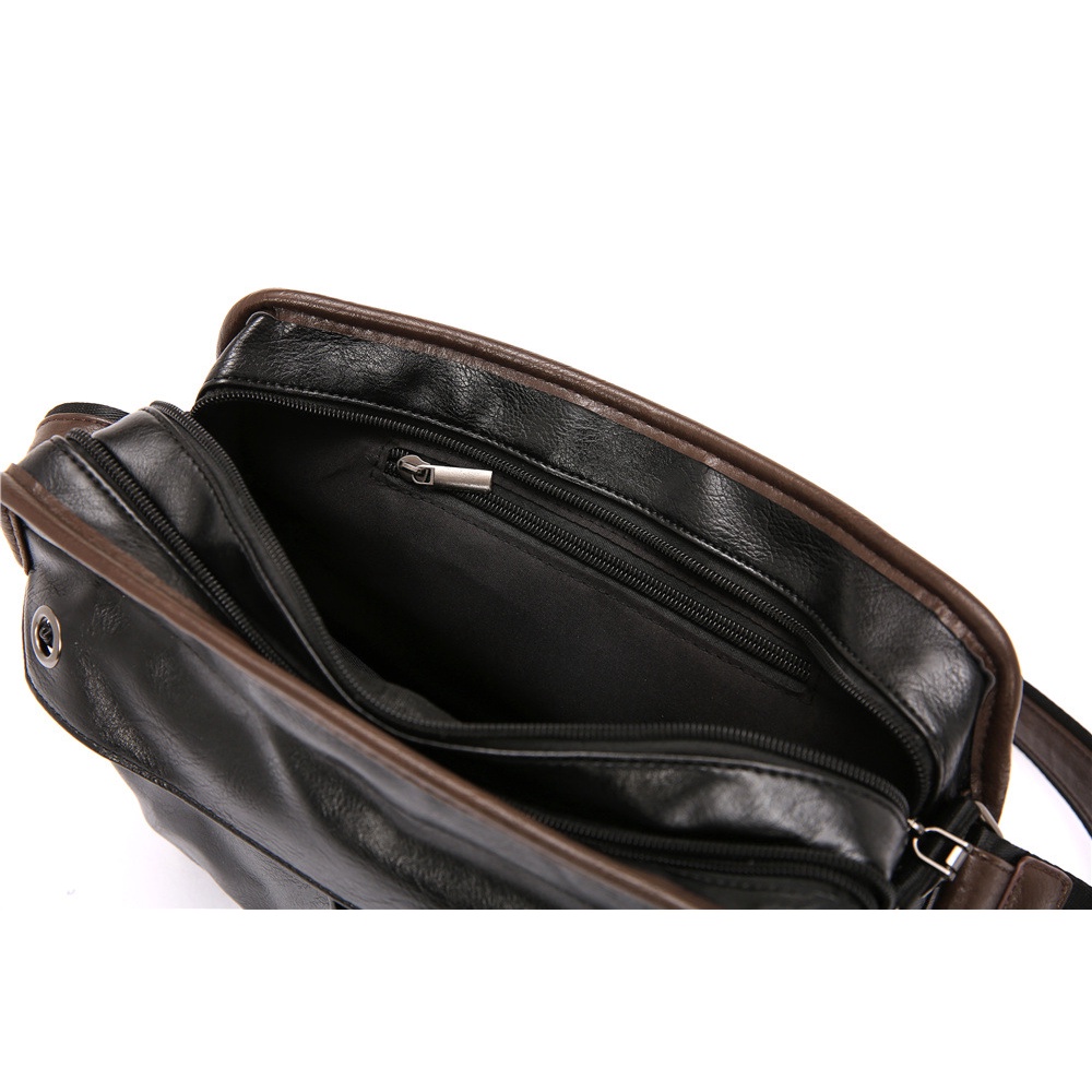 Túi Da Đeo Chéo Thời Trang Hàn Quốc Mới Cho Nam