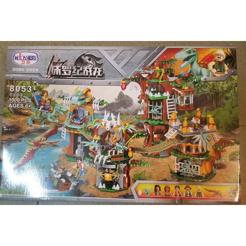 Lego - Winner 8053 ( Xếp Hình Ngôi Làng Của Bộ Tộc Nguyên Thủy 1000 Mảnh )