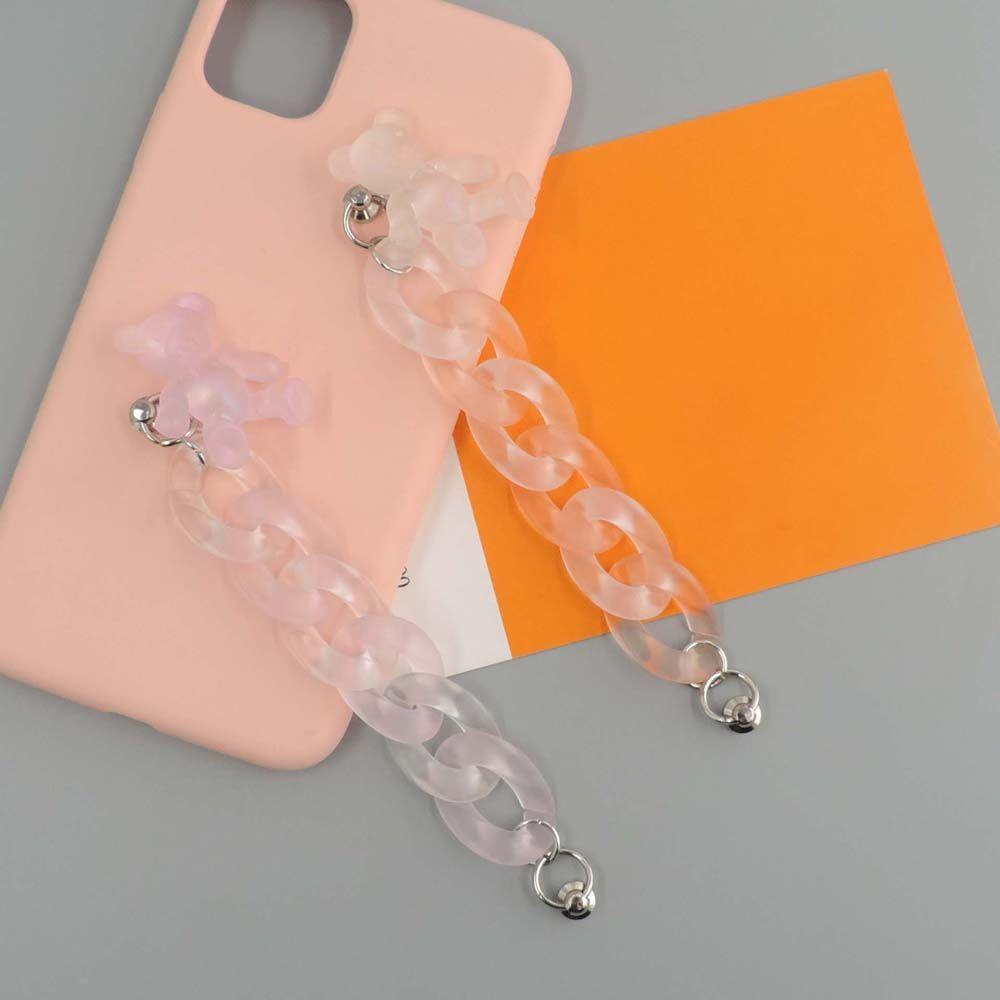 Dây Đeo Điện Thoại Acrylic Trong Suốt Chống Mất