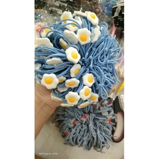Dây buộc tóc hình trứng chiên 😋😋