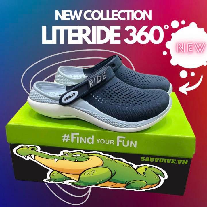 LC2 - Dép Cross Literide Clog 360 nam nữ unisex đế chống trơn đi mưa – Hàng chính hãng - Sấu vui vẻ Official