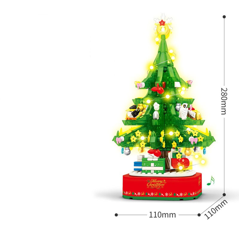 Đồ chơi Lắp ráp Mô hình 601097 Đón giáng sinh cùng ông già Noel Christmas Tree