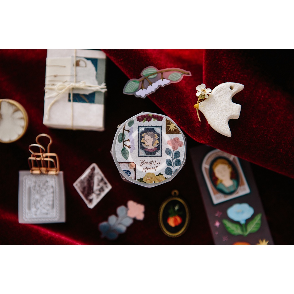 AM138 Cuộn washi Ours Beautiful Moment - Chiết lẻ chu kỳ