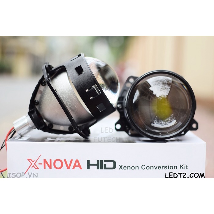[LEDT2 ISOP] Bi - LED X - Nova X30 chân xoáy H4, H7 [Bảo hành 1 năm]