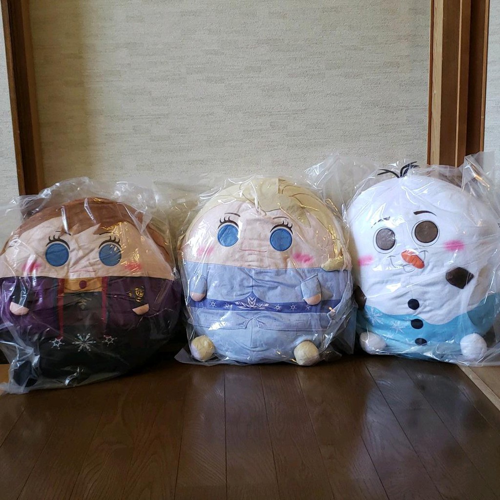 Set 3 món Gấu bông nhân vật  trong Disney's Frozen 2 dạng gối ôm