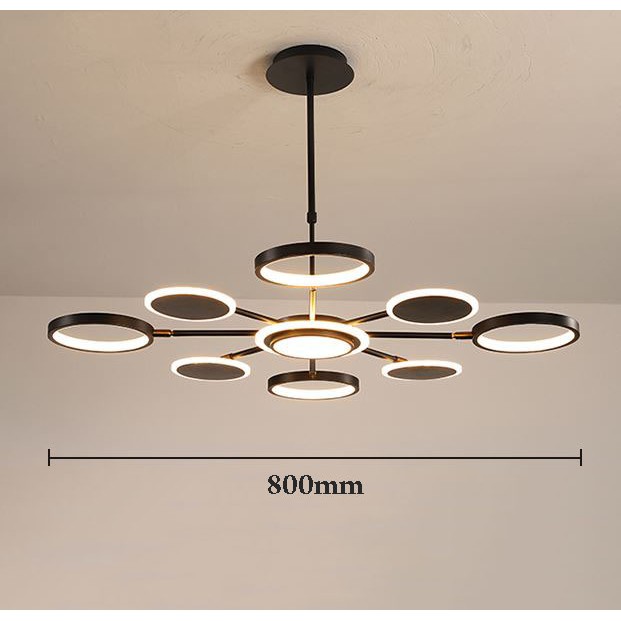 Đèn thả MONSKY HAIRI phong cách hiện đại với 3 chế độ ánh sáng - kèm điều khiển từ xa.