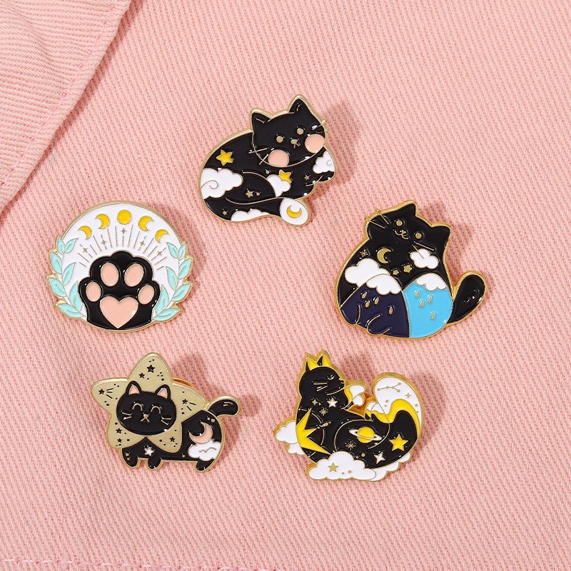 Pin cài áo chân mèo cat paw so cute - GC050