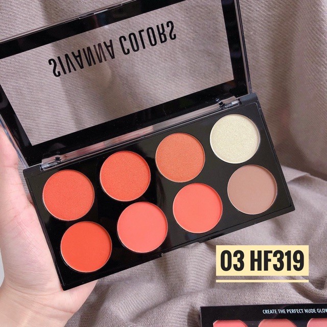 Bảng má hồng Sivanna Colors Ultra Blush Palette HF319